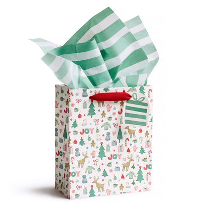 Green Stripe Tissue Paper