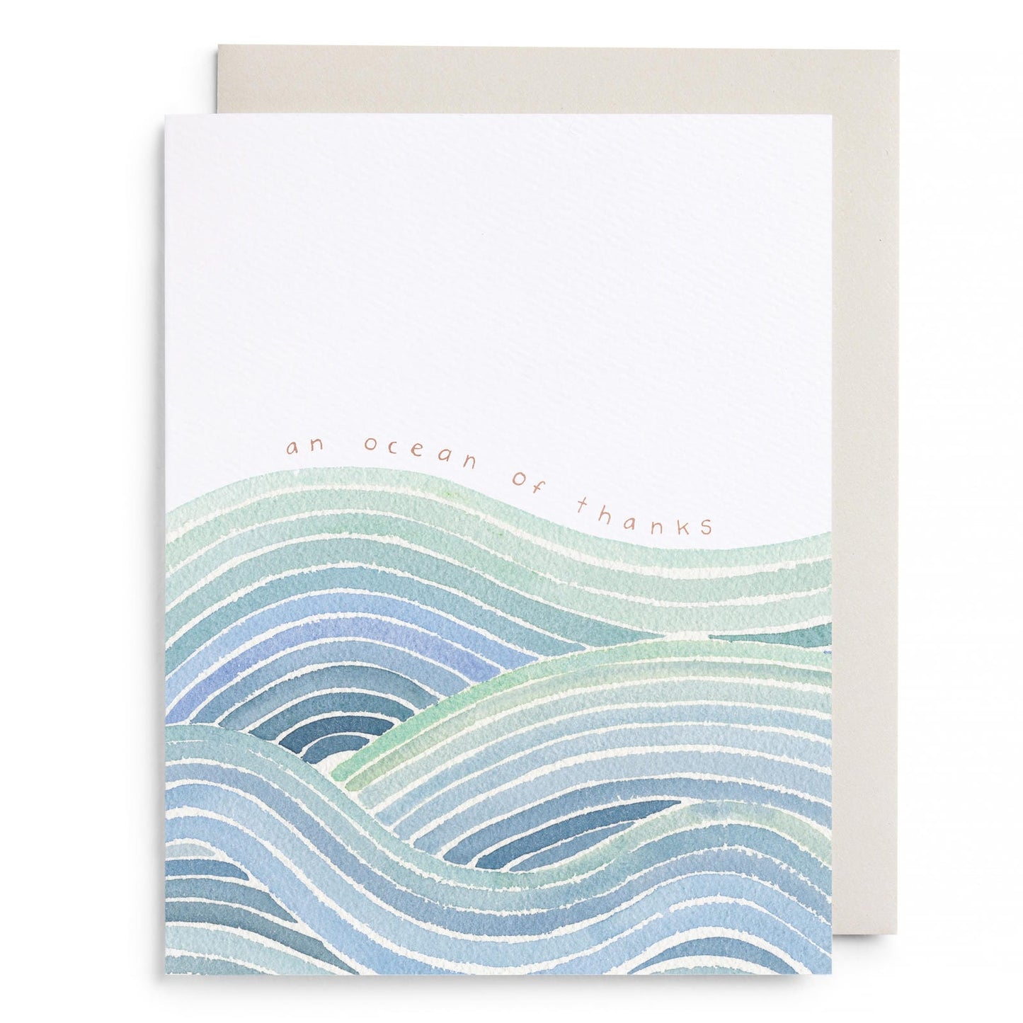 Ocean of Thanks Greeting Card