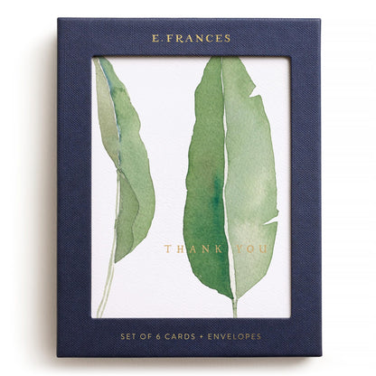 Thank You Leaves Greeting Card