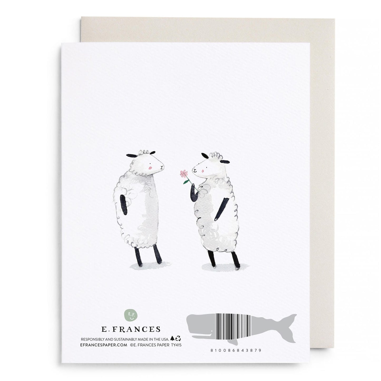 Thank Ewe Greeting Card