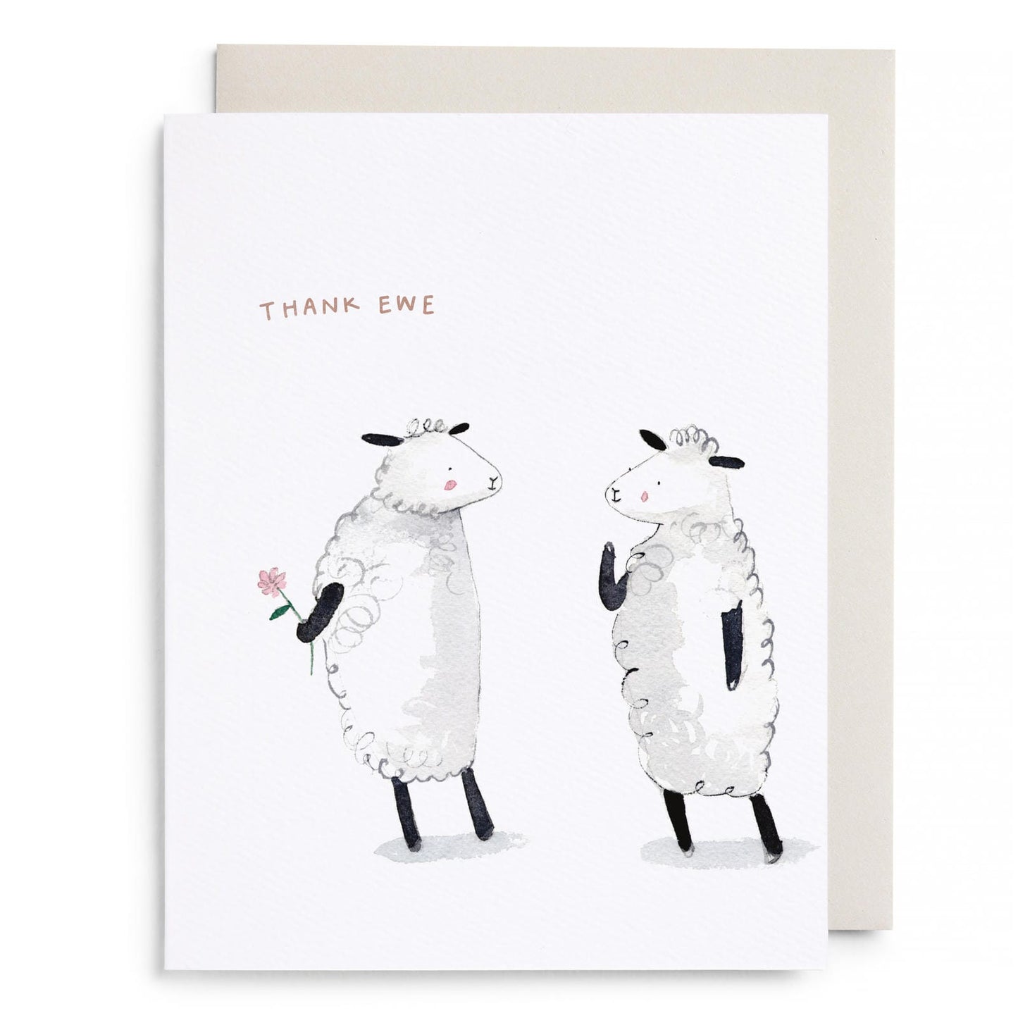 Thank Ewe Greeting Card