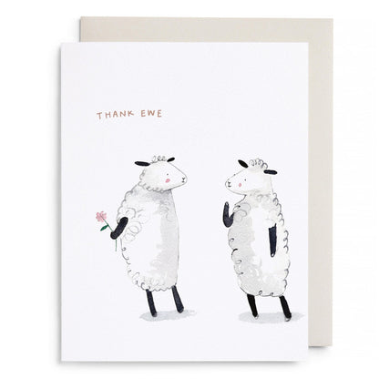 Thank Ewe Greeting Card