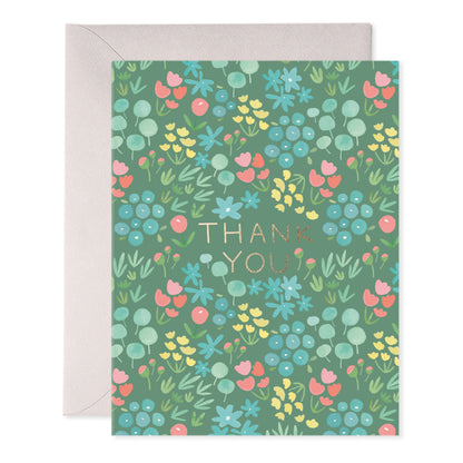 Sage Meadow Thank You Greeting Card