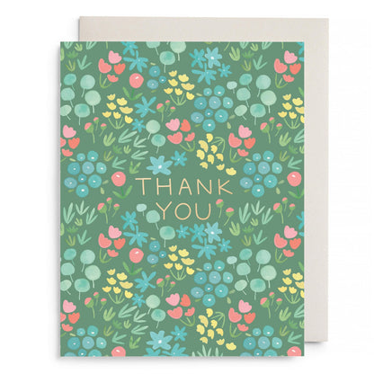 Sage Meadow Thank You Greeting Card