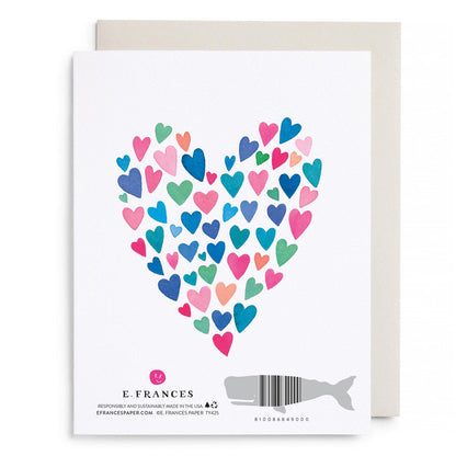 Many Hearts Thanks Greeting Card