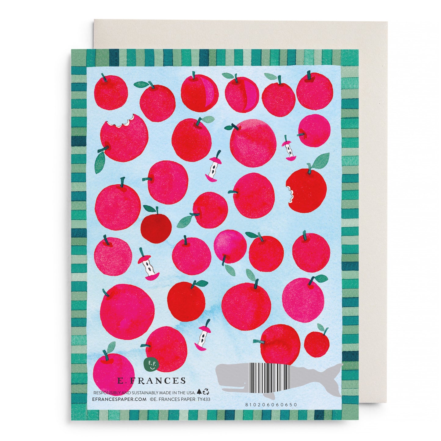Apple a Day Thank You Greeting Card
