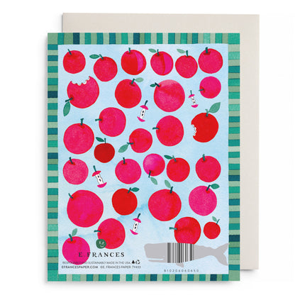Apple a Day Thank You Greeting Card