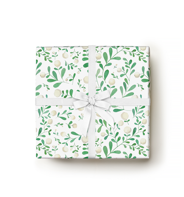 Green Clouds Wrapping Paper Emerald Smoke Clouds Gift Wrap 