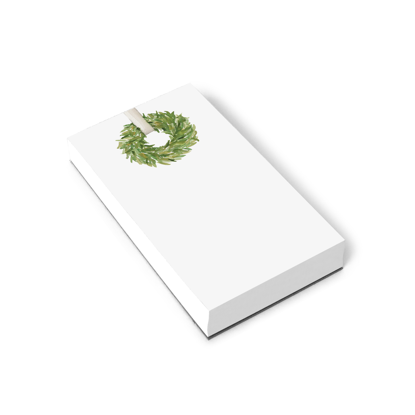 NP721 wreath notepad classic wreath note pad desk pad holiday christmas 