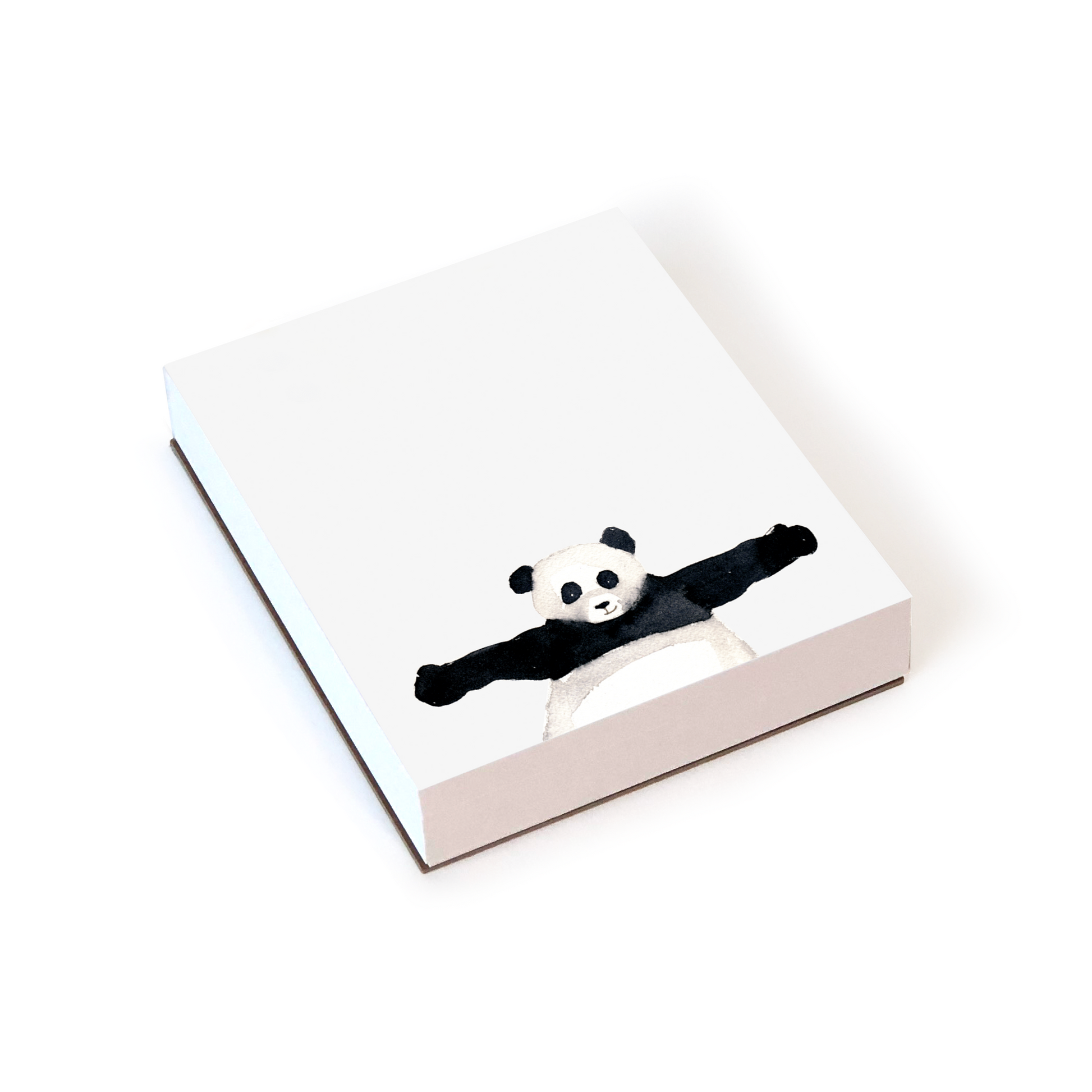 panda bear hug notepad desk notes gift for panda lover