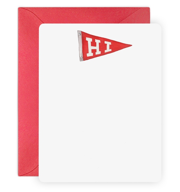 hi notecards social paper correspondence set stationery stationary