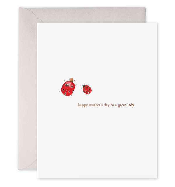 ladybug mother's day card lady bug